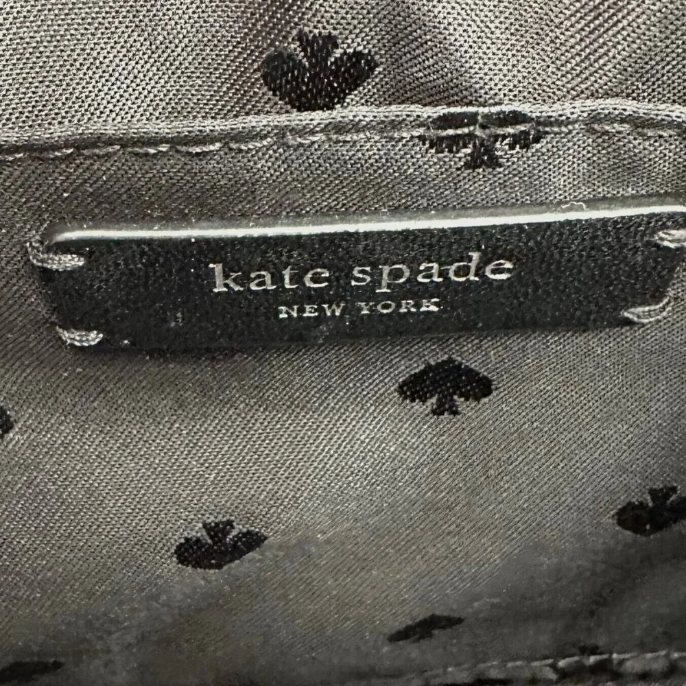 Kate Spade Cameron Soiree Dot Black/Navy Leather Convertible Crossbody Bag